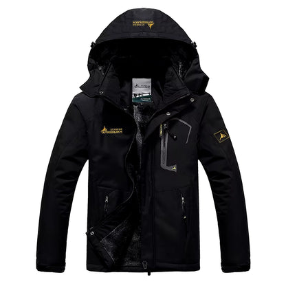 Winter Ski Suit for Men Waterproof Keep Warm Snow Fleece Jacket Pants Windproof Outdoor Mountain Snowboard Wear Set Ski Outfit